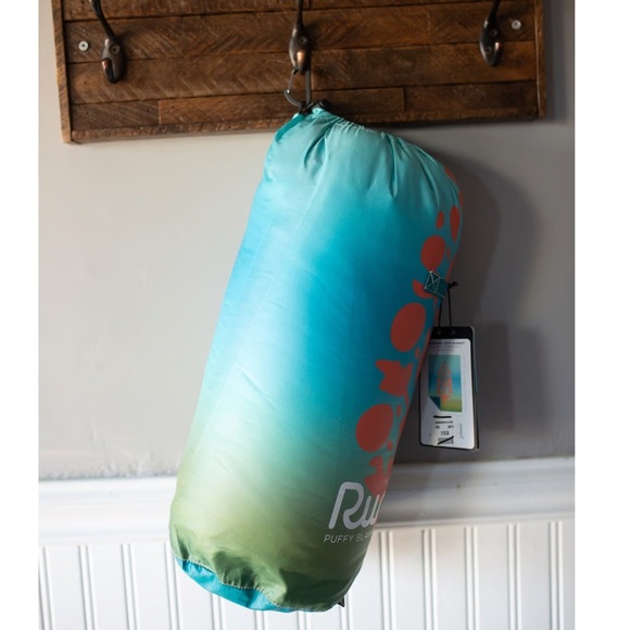 FP MOVEMENT X RUMPL Original Puffy Blanket Blue/Green Ombré  52” x 75” $179 NWT - Picture 5 of 9